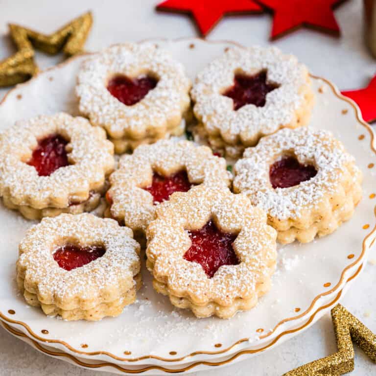 Feine Vegane Linzer Pl Tzchen Spitzbuben Eine Prise Lecker