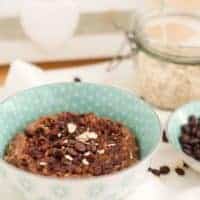 quick and easy chocolate coconut oatmeal pudding. www.einepriselecker.de