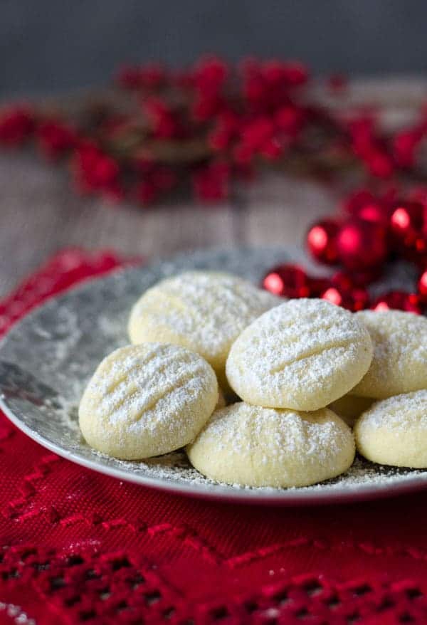 Unglaublich Zarte Schneeflockchen Kekse Eine Prise Lecker