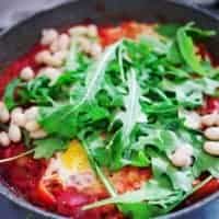 leckere und schnell gemachte Shakshuka. Low carb, easy peasy, kalorienarm und super lecker