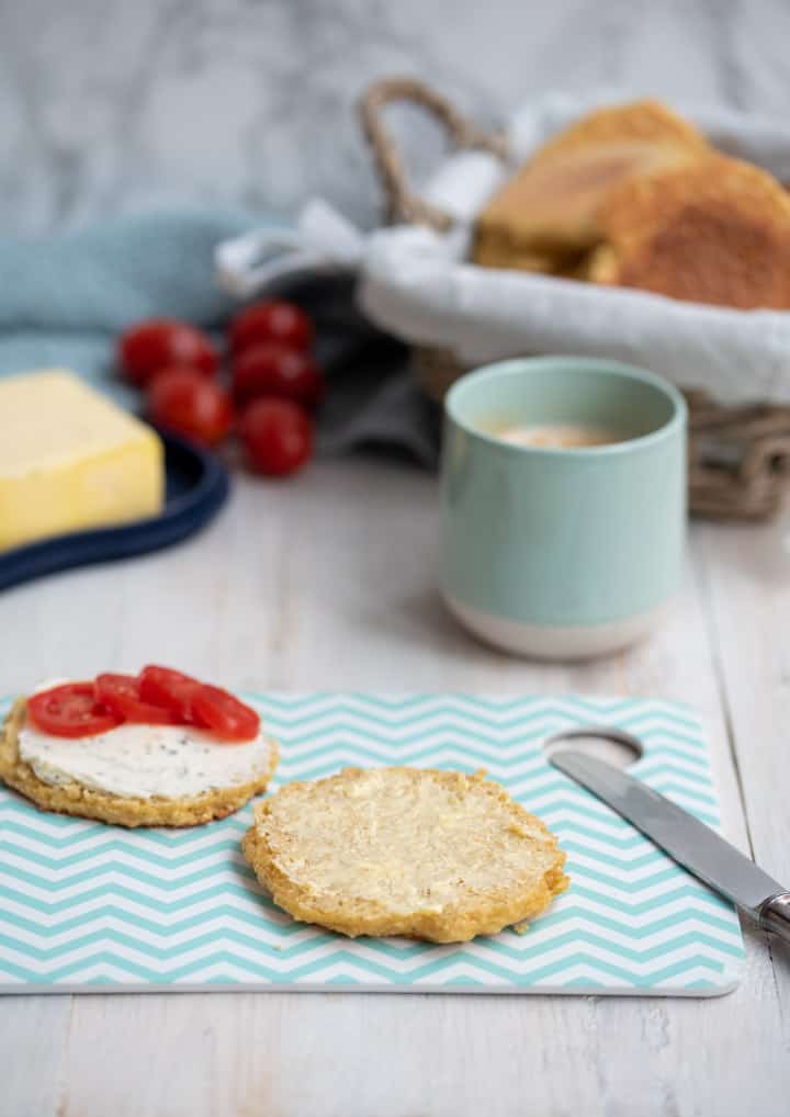 Schnelle, einfache und kalorienarme Pfannenbrötchen