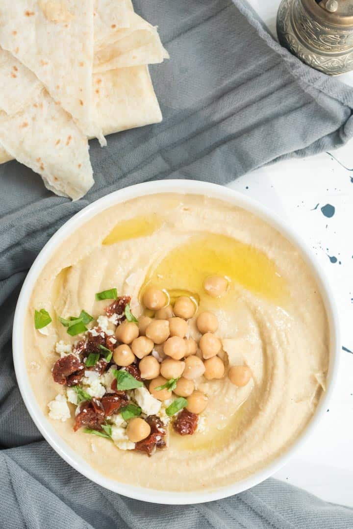 Besonderes cremiges Hummus
