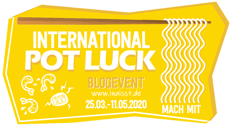 Banner für Blogevent "international Potluck"