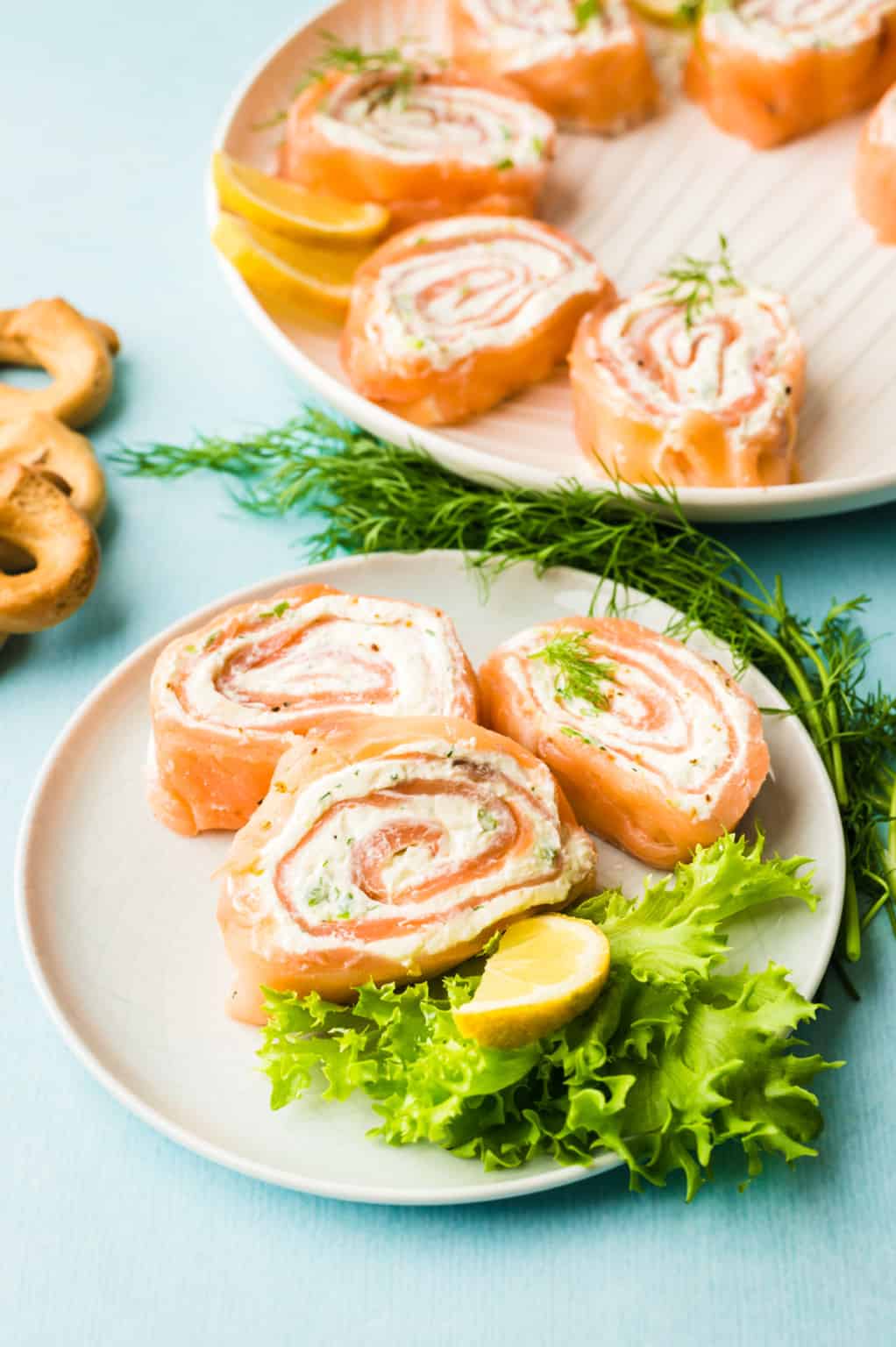 Leckere Lachsröllchen mit Frischkäse - Low Carb - Eine Prise Lecker