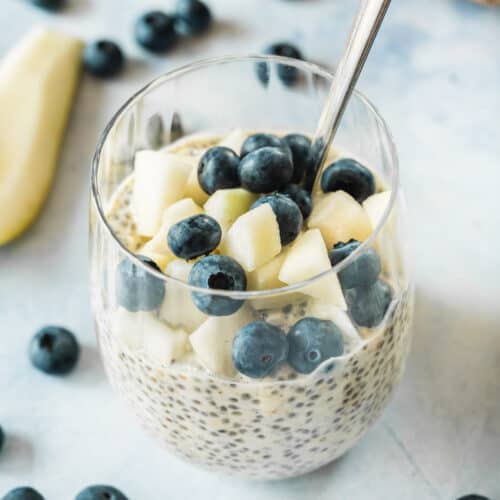 Chia Pudding mit Haferflocken Mein neues Lieblingsfrühstück! Eine Prise Lecker