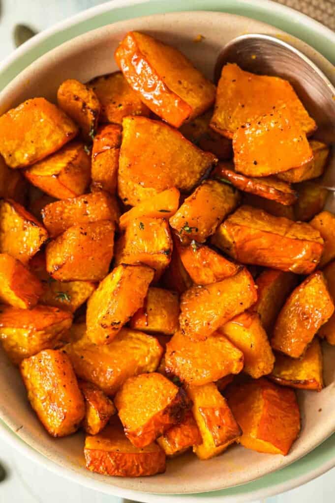 Gebackener Kürbis aus der Heißluftfritteuse - Eine Prise Lecker