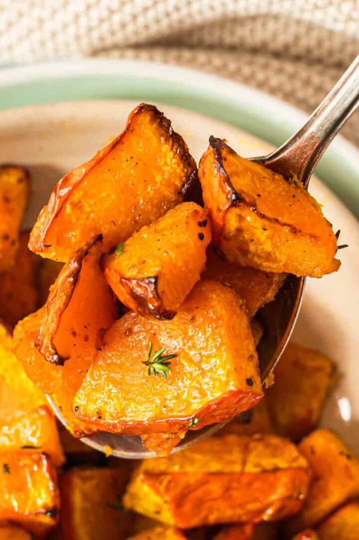 Gebackener Kürbis aus der Heißluftfritteuse - Eine Prise Lecker