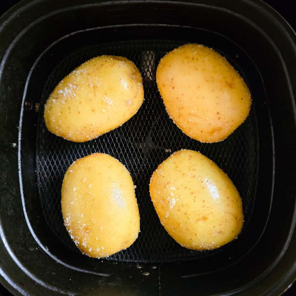 Backkartoffeln aus der Heißluftfritteuse – die perfekte Kartoffel in ...